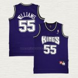 Maglia Jason Williams NO 55 Sacramento Kings Throwback Viola