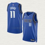 Maglia Kyrie Irving NO 11 Dallas Mavericks Icon 2022-23 Blu
