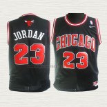 Maglia Michael Jordan NO 23 Bambino Chicago Bulls Nero2
