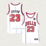 Maglia Michael Jordan NO 23 Chicago Bulls Association 2022-23 Bianco
