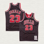 Maglia Michael Jordan NO 23 Chicago Bulls Hardwood Classics Throwback 1996-97 Nero