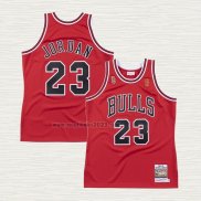 Maglia Michael Jordan NO 23 Chicago Bulls Mitchell & Ness 1996-97 Rosso