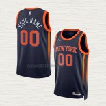 Maglia New York Knicks Personalizzate Statement 2022-23 Nero