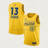 Maglia Paul George NO 13 Los Angeles Clippers All Star 2021 Or