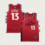 Maglia Paul George NO 13 Los Angeles Clippers Statement 2024-25 Rosso