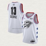 Maglia Paul George NO 13 Oklahoma City Thunder All Star 2019 Bianco