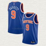 Maglia RJ Barrett NO 9 New York Knicks Icon Blu