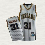 Maglia Reggie Miller NO 31 Indiana Pacers Throwback Bianco