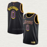 Maglia Russell Westbrook NO 0 Los Angeles Lakers Statement 2021-22 Nero