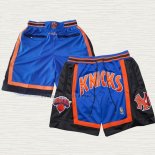 Pantaloncini New York Knicks Just Don Blu