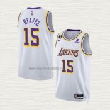 Maglia Austin Reaves NO 15 Los Angeles Lakers Association 2022-23 Bianco