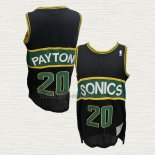 Maglia Gary Payton NO 20 Seattle SuperSonics Mitchell & Ness 1994-95 Nero