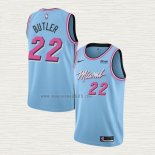 Maglia Jimmy Butler NO 22 Miami Heat Citta Blu