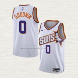 Maglia Jordan Goodwin NO 0 Phoenix Suns Association 2023-24 Bianco