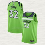 Maglia Karl-Anthony Towns NO 32 Minnesota Timberwolves Statement 2020-21 Verde