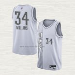Maglia Kenrich Williams NO 34 Oklahoma City Thunder Citta 2021-22 Bianco