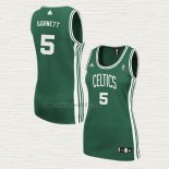Maglia Kevin Garnett NO 5 Donna Boston Celtics Icon Verde