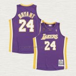 Maglia Kobe Bryant NO 24 Los Angeles Lakers Mitchell & Ness Viola