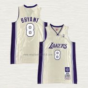 Maglia Kobe Bryant NO 8 Los Angeles Lakers Hardwood Classics Hall Of Fame 2020 Or
