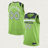 Maglia Minnesota Timberwolves Personalizzate Statement Verde
