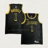 Maglia NO 1 Los Angeles Lakers Mamba 2021-22 Nero D'Angelo Russell