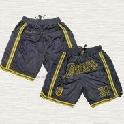 Pantaloncini Los Angeles Lakers Mamba Nero2