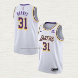 Maglia Austin Reaves NO 31 Los Angeles Lakers Association 2021-22 Bianco