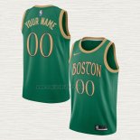 Maglia Boston Celtics Personalizzate Citta 2019-20 Verde