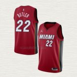Maglia Jimmy Butler NO 22 Miami Heat Statement 2020-21 Rosso