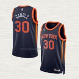 Maglia Julius Randle NO 30 New York Knicks Statement 2022-23 Nero