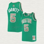 Maglia Kevin Garnett NO 5 Boston Celtics Mitchell & Ness 2007-08 Verde