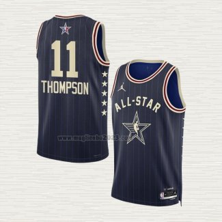 Maglia Klay Thompson NO 11 Golden State Warriors All Star 2024 Blu
