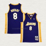 Maglia Kobe Bryant NO 8 Bambino Los Angeles Lakers Mitchell & Ness 1999-00 Viola