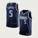 Maglia Tyler Dorsey NO 5 Dallas Mavericks Statement 2022-23 Blu