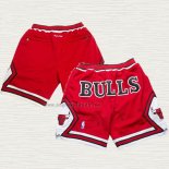 Pantaloncini Chicago Bulls Just Don Rosso 4
