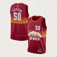 Maglia Aaron Gordon NO 50 Denver Nuggets Citta 2020-21 Rosso