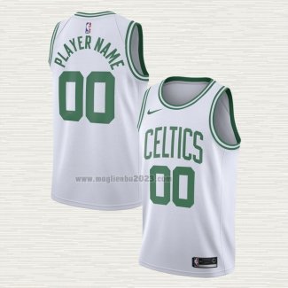 Maglia Boston Celtics Personalizzate Association 2020-21 Bianco