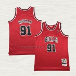 Maglia Dennis Rodman NO 91 Bambino Chicago Bulls Mitchell & Ness 1997-98 Rosso