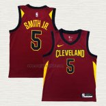 Maglia Dennis Smith Jr. NO 5 Cleveland Cavaliers Icon 2018 Rosso