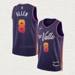 Maglia Grayson Allen NO 8 Phoenix Suns Citta 2023-24 Viola
