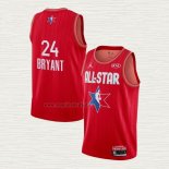 Maglia Kobe Bryant NO 24 Los Angeles Lakers All Star 2020 Rosso