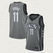 Maglia Kyrie Irving NO 11 Brooklyn Nets Statement 2019-20 Grigio