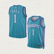 Maglia LaMelo Ball NO 1 Bambino Charlotte Hornets Classic 2023-24 Verde