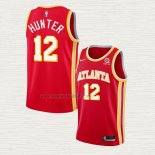 Maglia NO 12 Atlanta Hawks Icon 2020-21 Rosso De'Andre Hunter