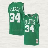 Maglia Paul Pierce NO 34 Boston Celtics Hardwood Classics Throwback Verde