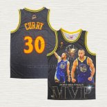Maglia Stephen Curry NO 30 Golden State Warriors Mitchell & Ness MVP Nero