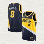 Maglia T.J. McConnell NO 9 Indiana Pacers Citta 2021-22 Blu