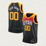Maglia Utah Jazz Personalizzate Citta 2020-21 Nero