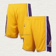 Pantaloncini Los Angeles Lakers Mitchell & Ness 2009-10 Giallo