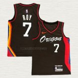 Maglia Brandon Roy NO 7 Portland Trail Blazers Citta 2020-21 Marrone